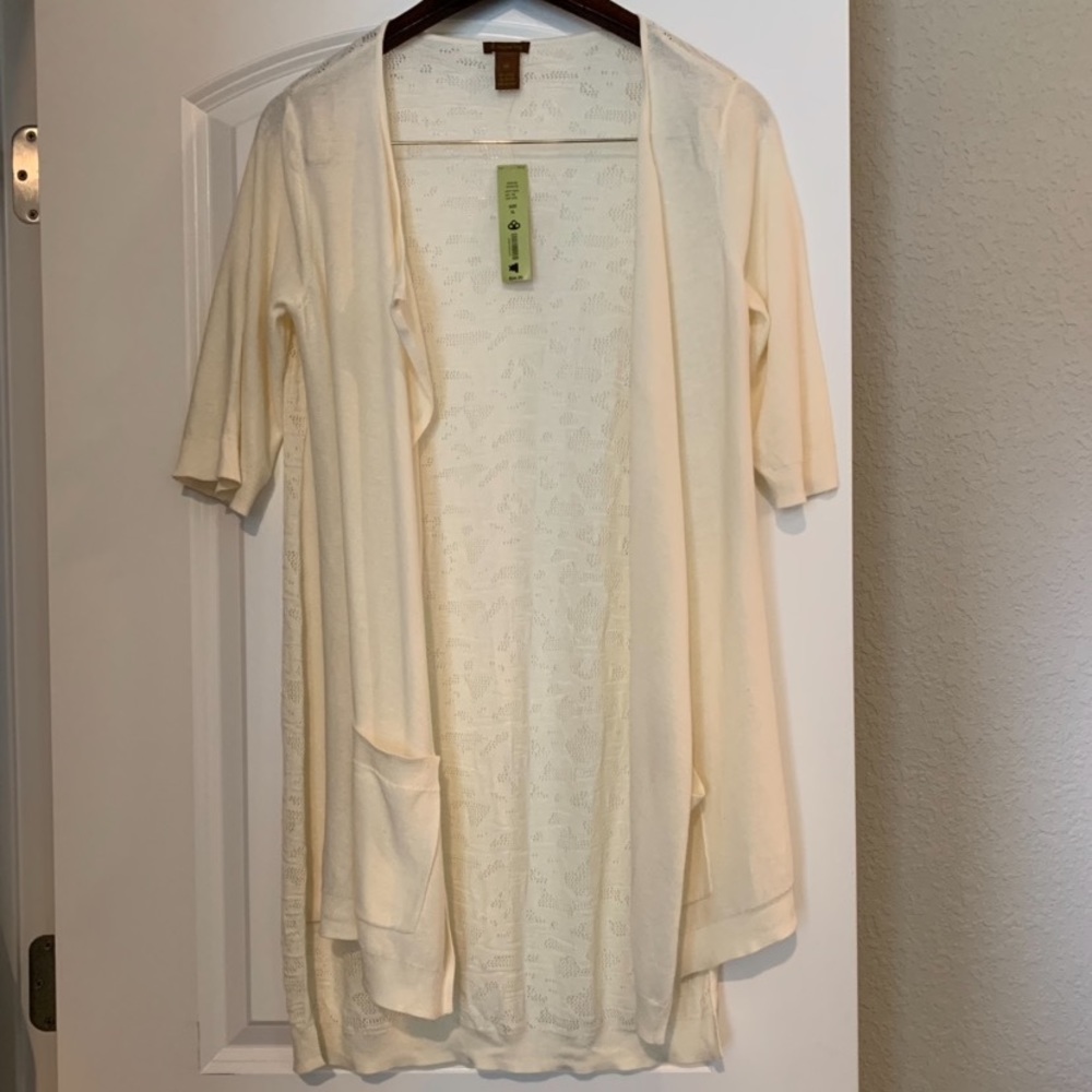 NWT Copper Key, Cream Cardigan